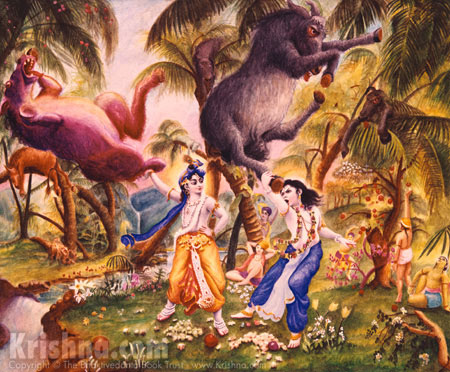 Krishna and Balarama in Talavan Forest