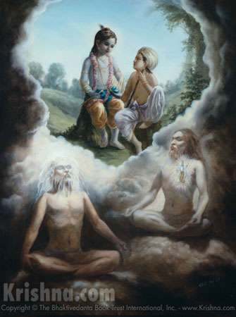Meditating on Krishna