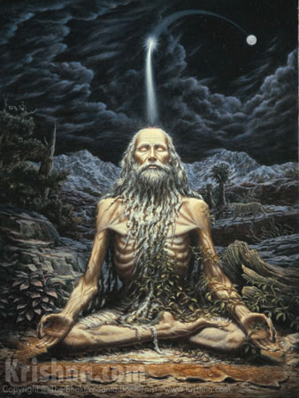 The Mystic Yogi Leaves His Body